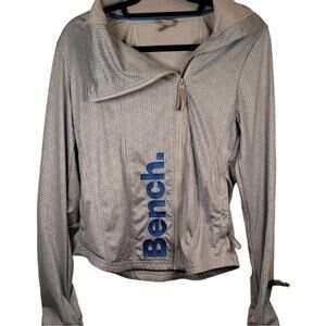 Bench. Multipurpose City Clothing Full Zip Jacket Gray Medium Jacket Biking